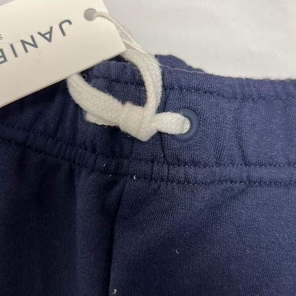 Janie and Jack 100034560 Stripe Knit Short - true navy NWT size 12-18 m - Picture 5 of 11